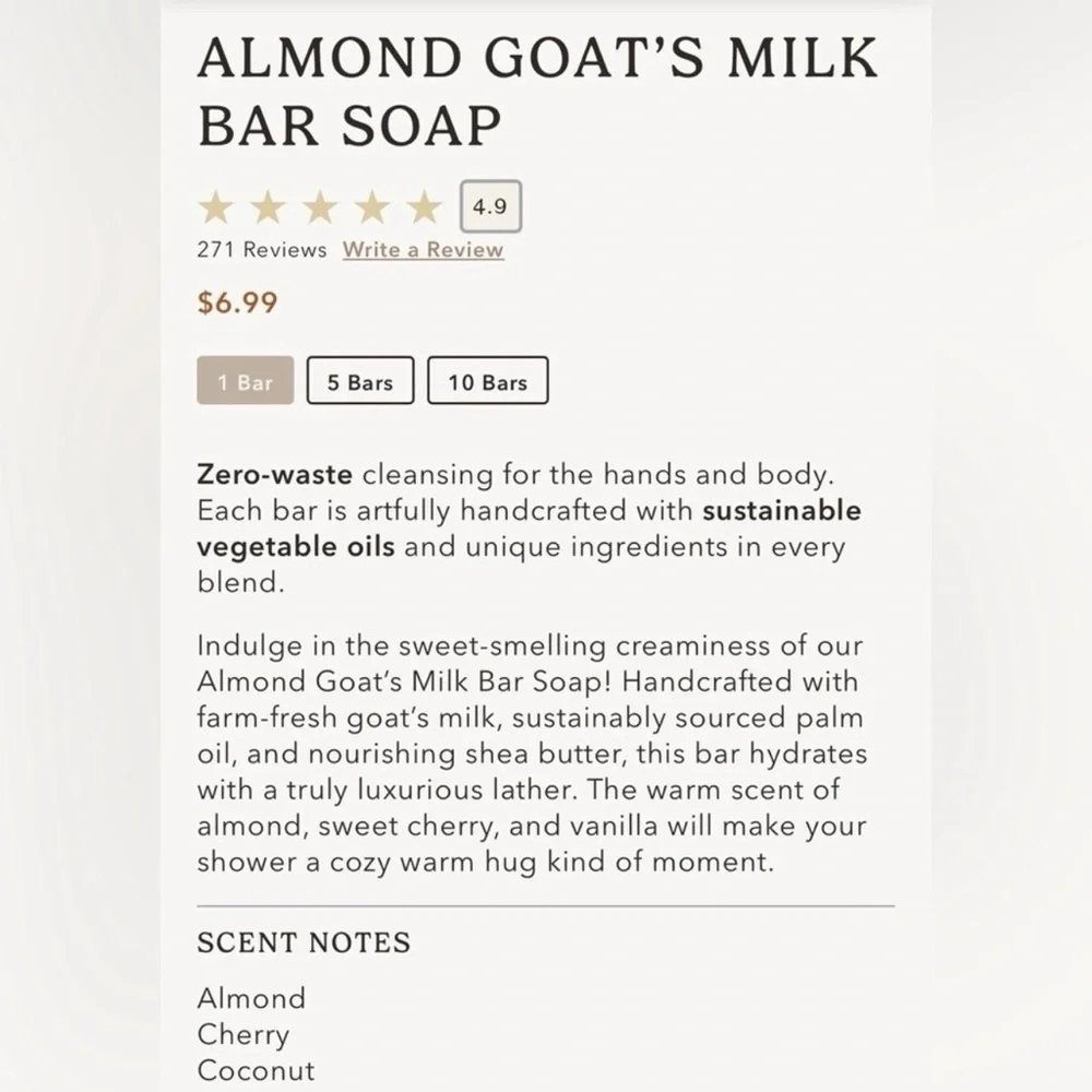 NEW 4 SOAPS FROM PACHA SOAP CO 100% NATURAL ARTISAN EXFOLIATING BARS 4OZ EACH - Picture 7 of 14